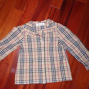 doe, a dear  Peter Pan Plaid Blouse